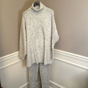 Zara marled gray sweater set size extra large (selling as a set only)